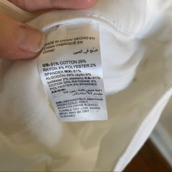 Chico’s Platinum white bootcut jeans Size 14 - Picture 8 of 8